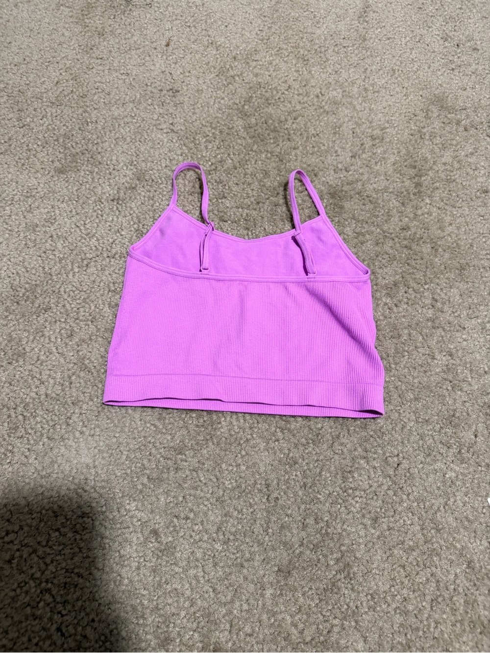 131 - wild fable Purple Ribbed Cami Tank Top - Picture 2 of 4